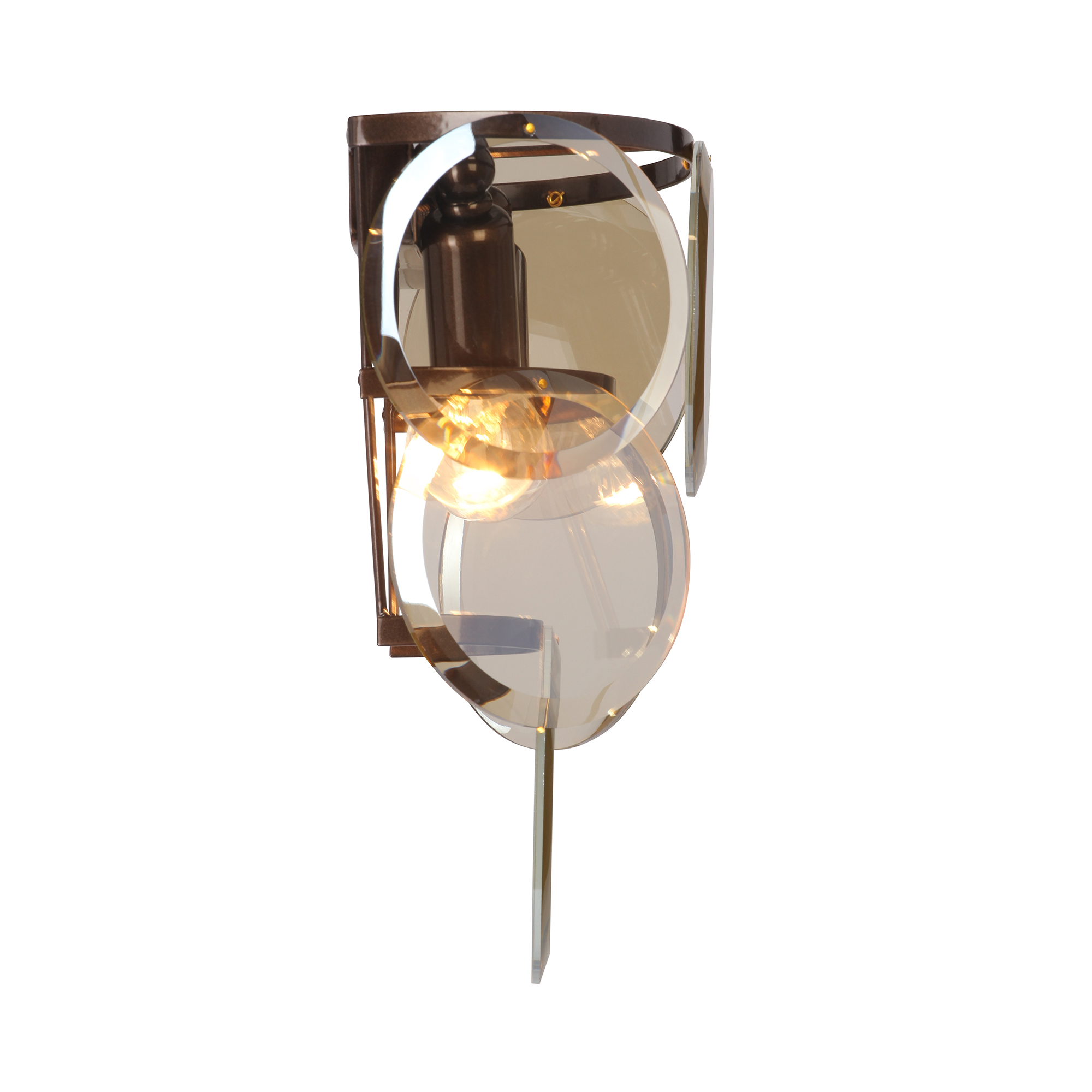 Настенный светильник Vitaluce V5849-7/2A, цвет коричневый V5849-7/2A - фото 3