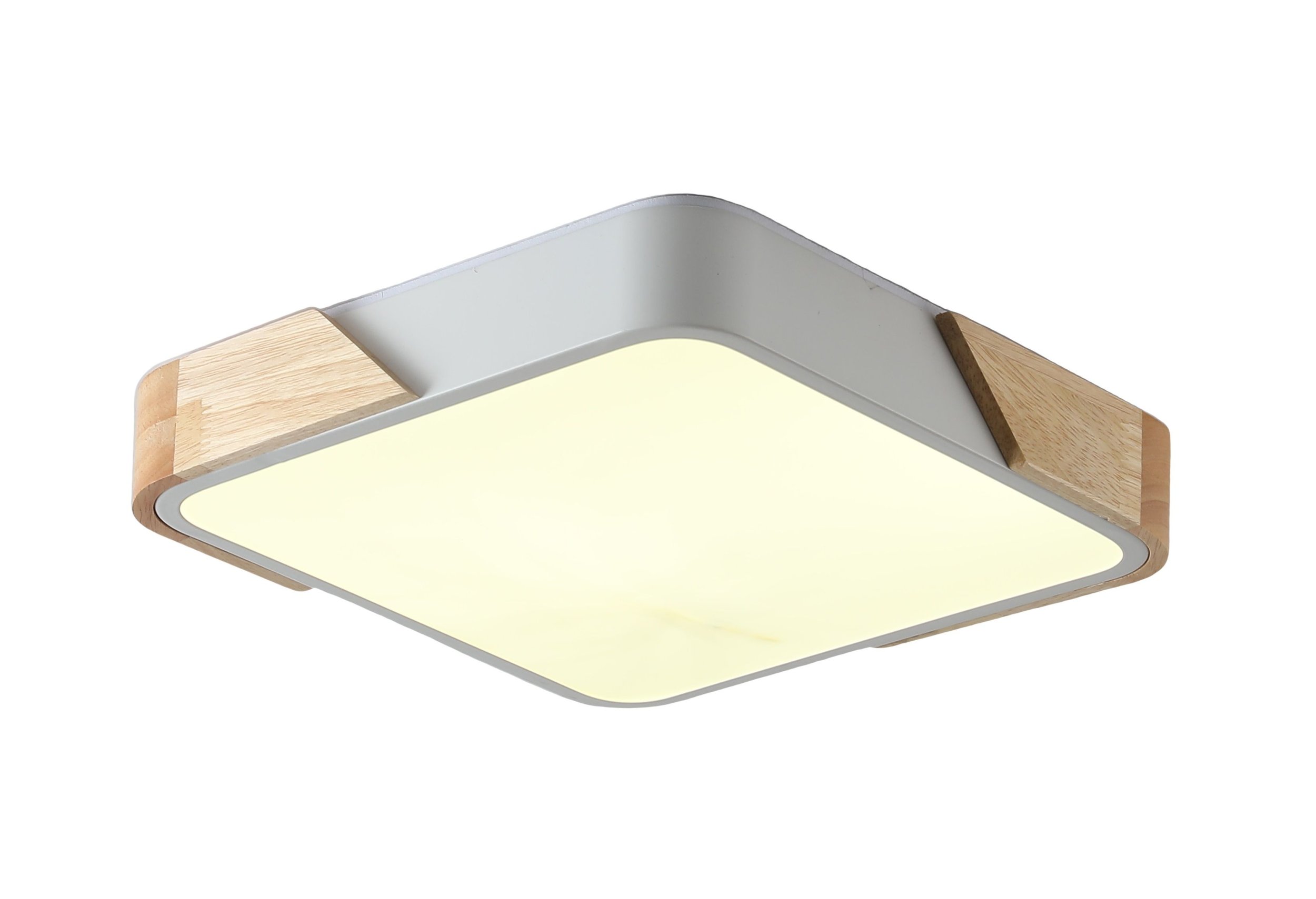 Потолочный светильник Zortes ALBERRO ZRS.01285.24, цвет белый;коричневый - фото 1