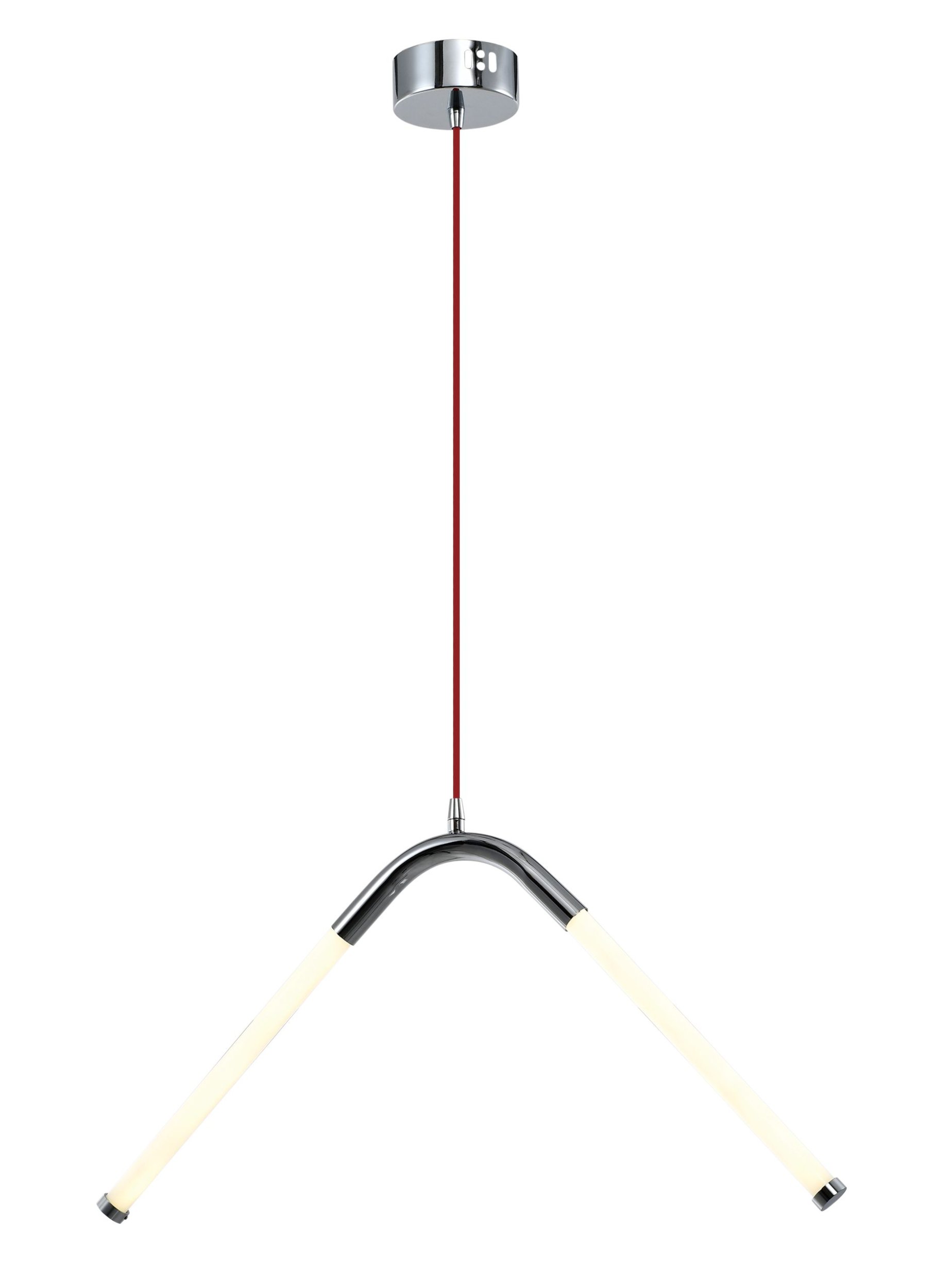 Подвесной светильник Zortes FAU ZRS.57786.01, цвет белый;хром - фото 2
