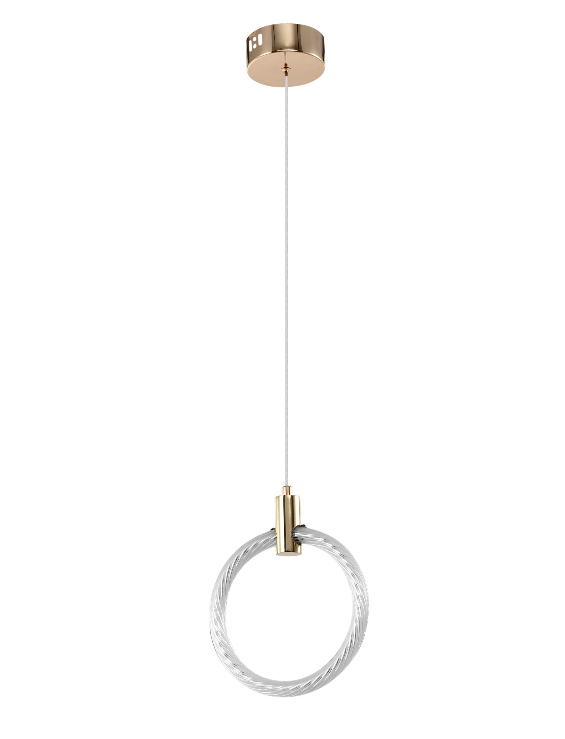 Подвесной светильник Zortes RINGER ZRS.57792.17, цвет белый;золотистый - фото 2