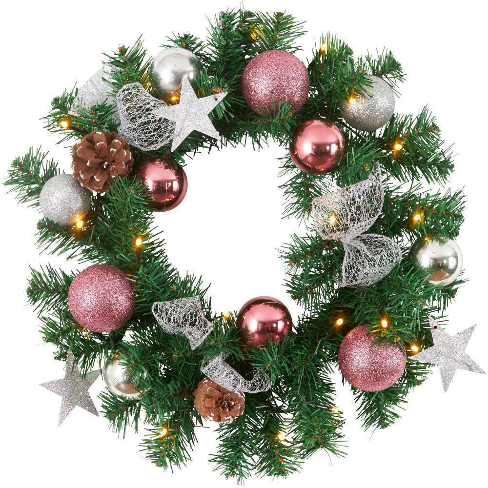 Светодиодный рождественский венок Eglo NOEL 410859, цвет разноцветный - фото 1