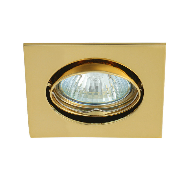 Точечный встраиваемый светильник Kanlux NAVI 2552, цвет золотистый - фото 1