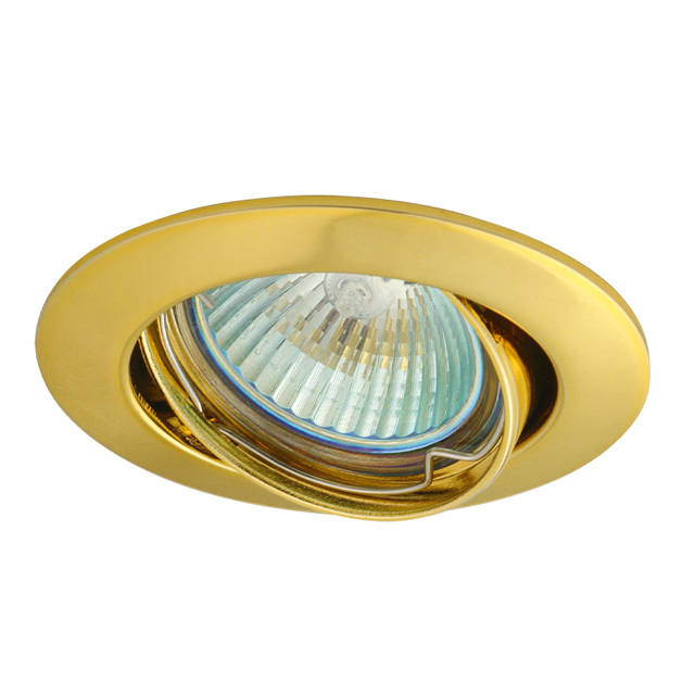 Точечный встраиваемый светильник Kanlux VIDI 2786, цвет золотистый - фото 1