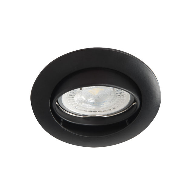 Точечный встраиваемый светильник Kanlux VIDI 25996, цвет чёрный - фото 1