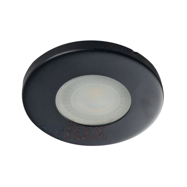 Точечный встраиваемый светильник Kanlux MARIN 32501, цвет чёрный - фото 1