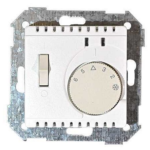 Термостат для теплого пола Simon 82504-30, цвет белый