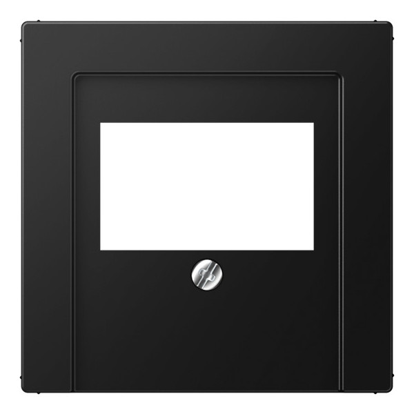 Лицевая панель для розетки USB Jung A569BFPLTSWM, цвет чёрный