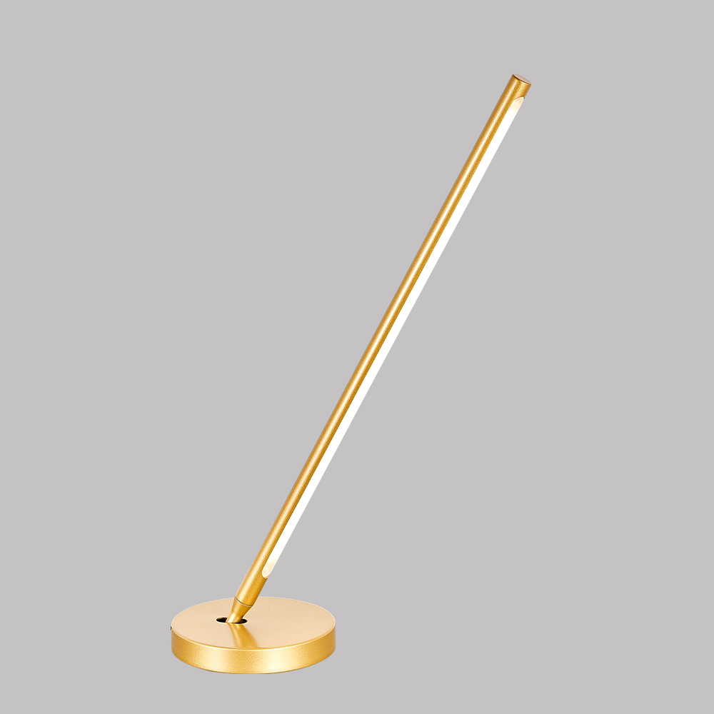 Декоративная настольная лампа Crystal Lux LARGO LG9W GOLD, цвет белый - фото 1