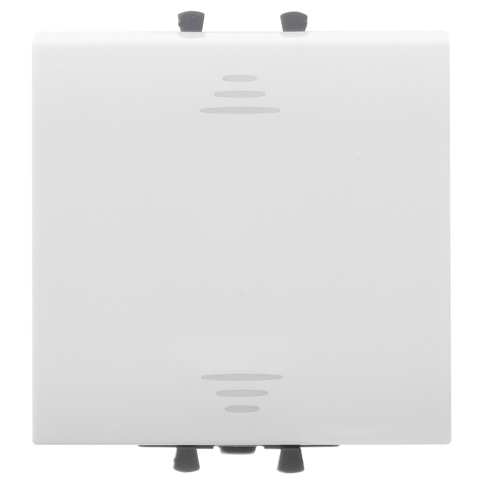 Переключатель одноклавишный с подсветкой DKC AVANTI 4400112, цвет белый - фото 1
