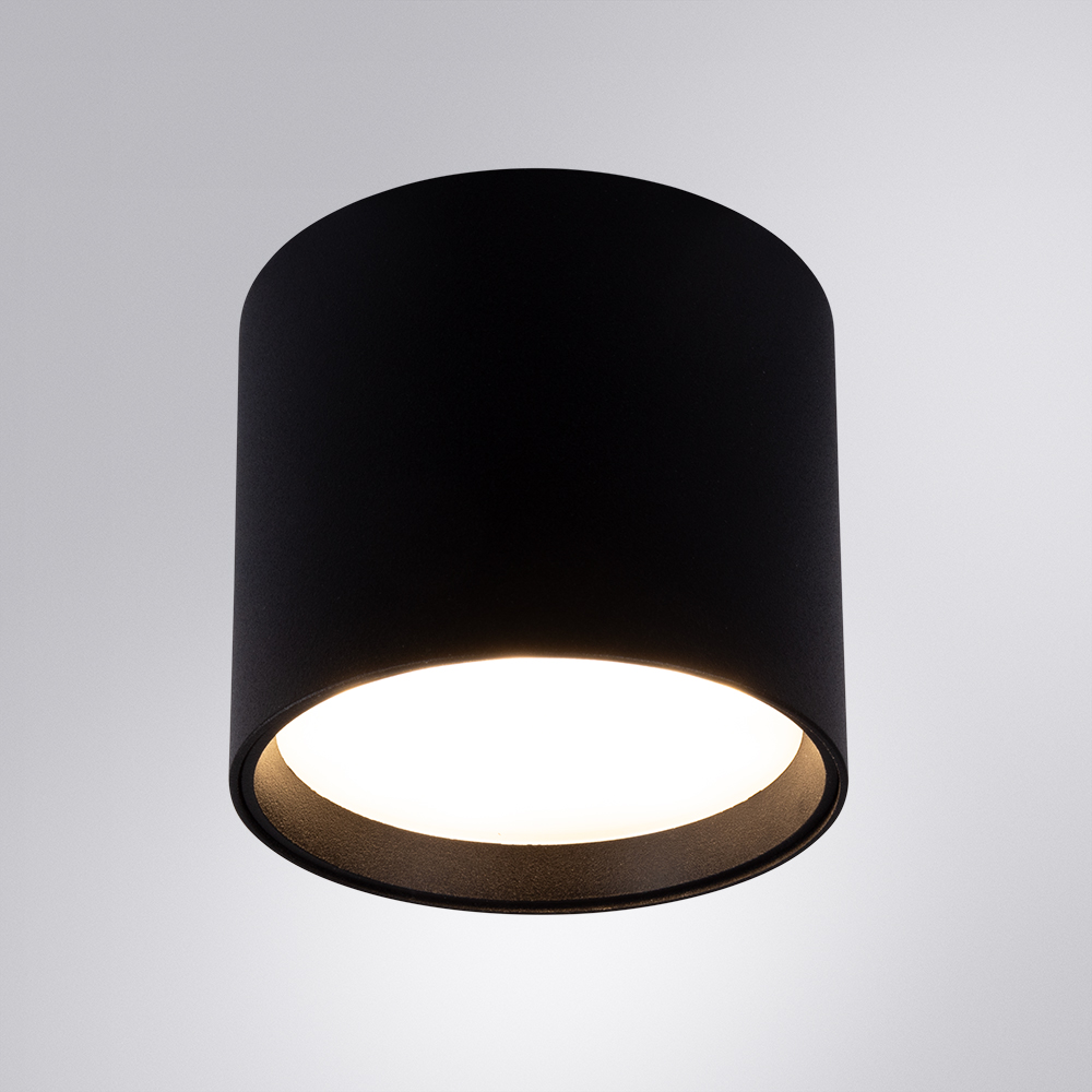 Точечный накладной светильник Arte Lamp INTERCRUS A5548PL-1BK, цвет чёрный - фото 2