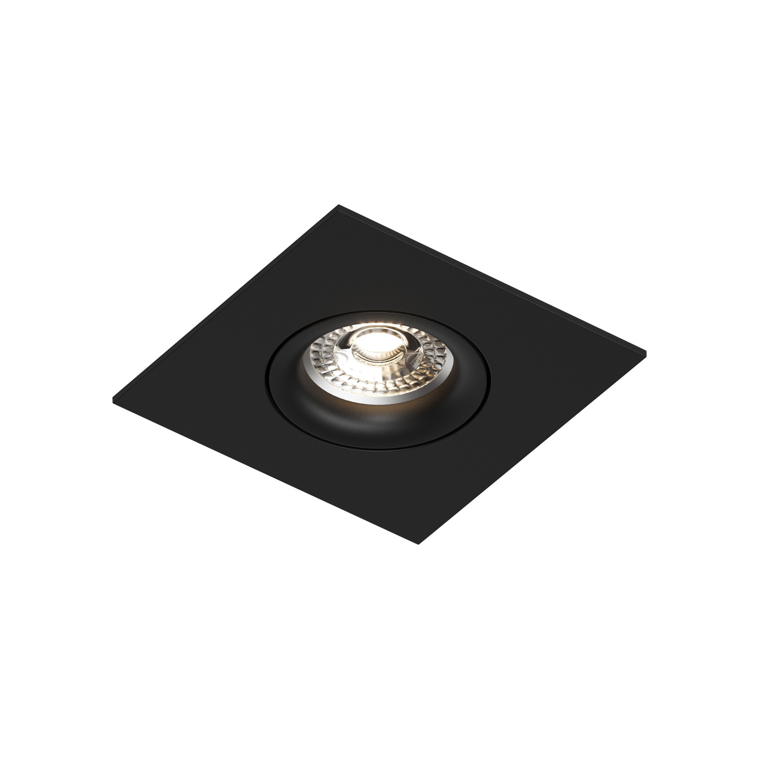 Точечный встраиваемый светильник Denkirs DK2038-BK, цвет чёрный - фото 1
