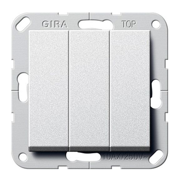 Выключатель трехклавишный Gira SYSTEM 55 283026