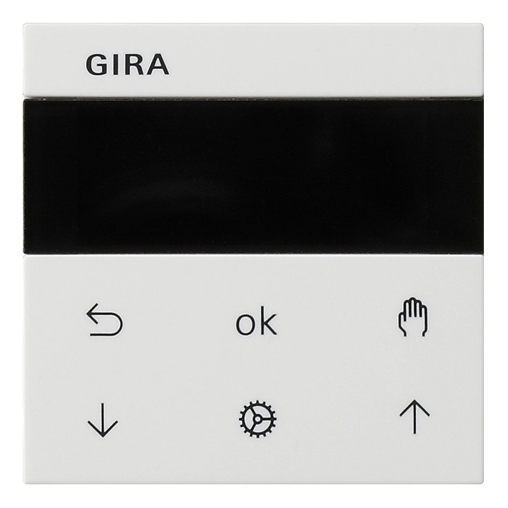 Лицевая панель для таймера Gira SYSTEM 55 536603, цвет белый - фото 1