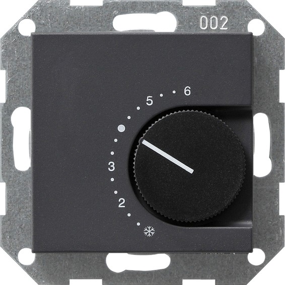 Терморегулятор Gira SYSTEM 55 039028, цвет чёрный