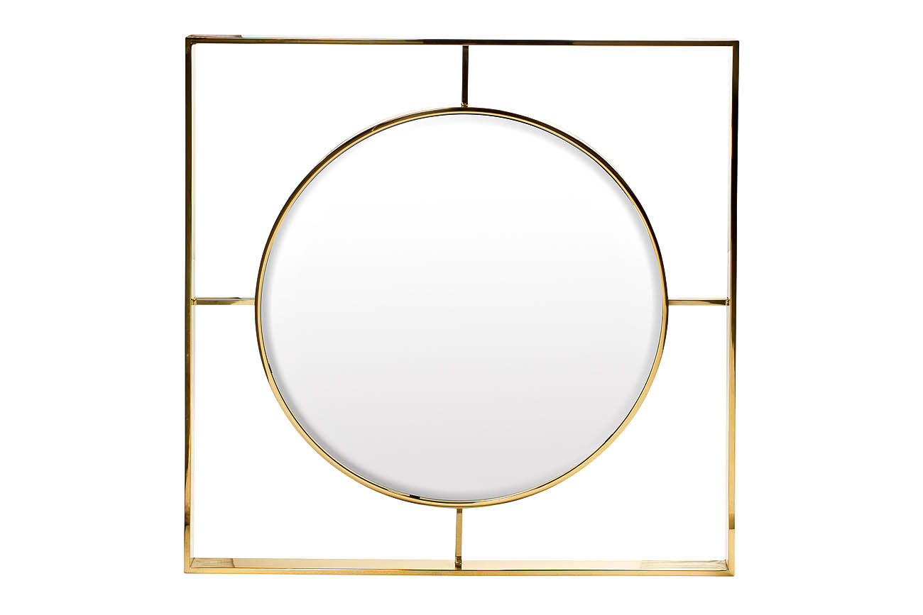 Зеркало Garda Decor 19-OA-5892, цвет золотистый