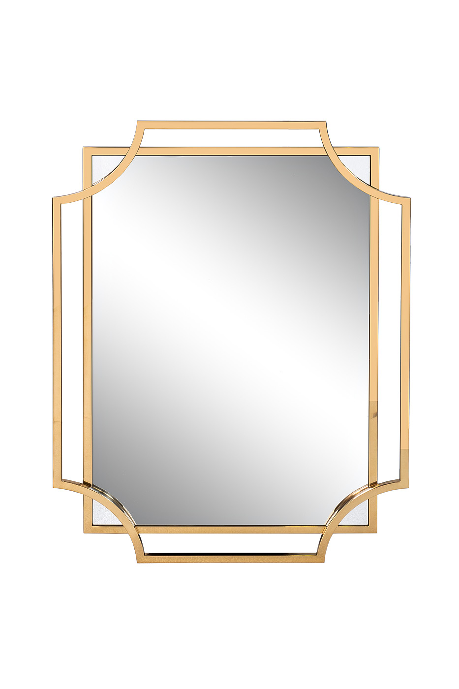 Зеркало Garda Decor KFE1150/2, цвет золотистый