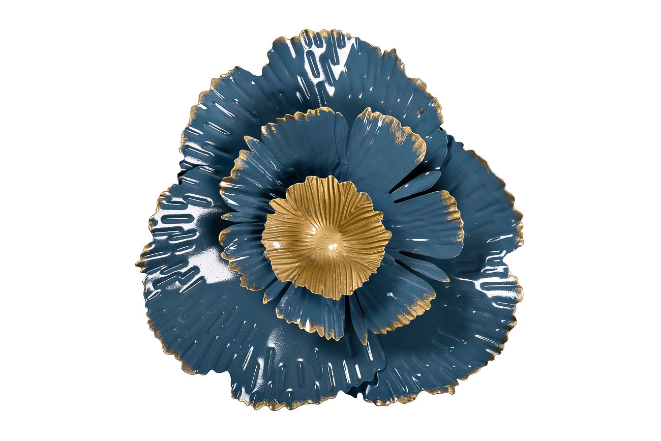 Арт-объект на стену Garda Decor 37SM-0848, цвет золотистый;голубой