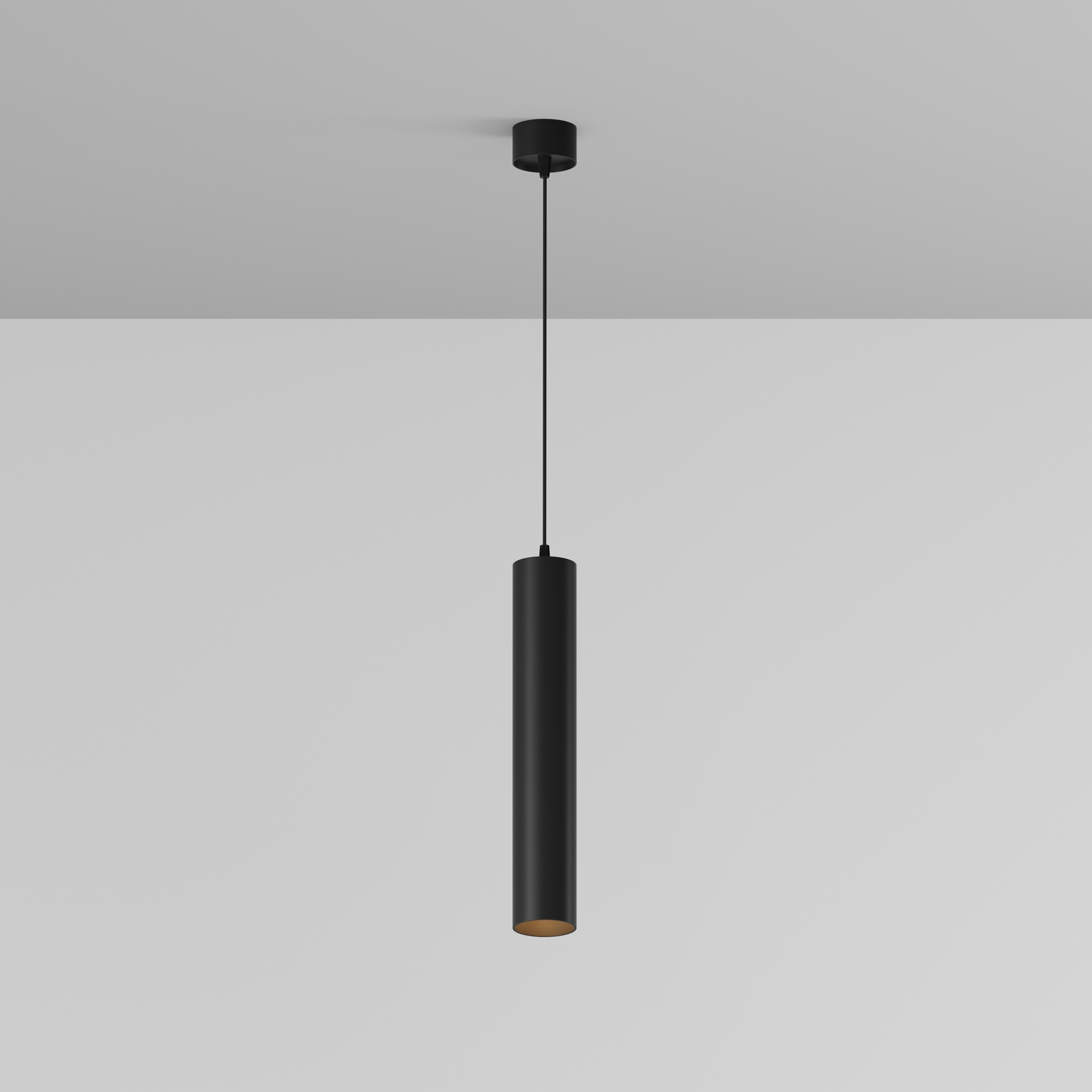 Точечный подвесной светильник Maytoni FOCUS LED P072PL-L12B3K-1, цвет чёрный - фото 1