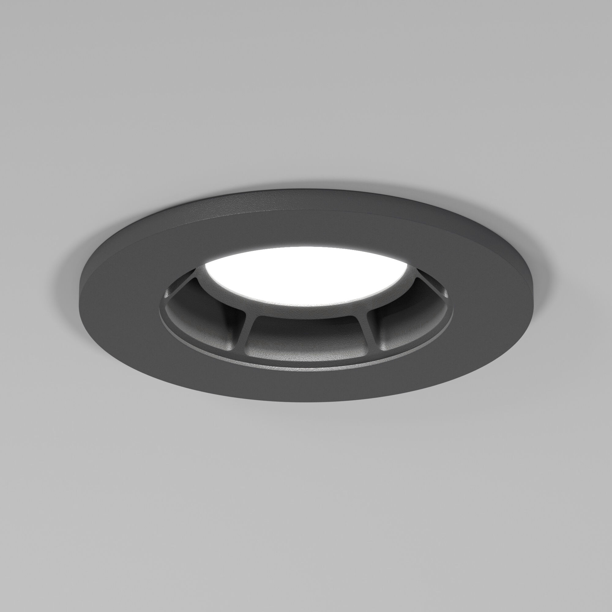 Точечный встраиваемый светильник Elektrostandard ASIMO 25009/01 4690389199073, цвет чёрный a064266 - фото 1