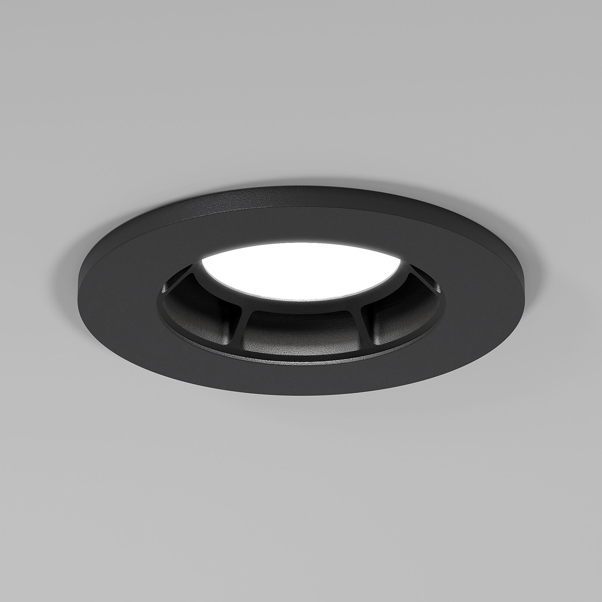 Точечный встраиваемый светильник Elektrostandard ASIMO 25009/01 4690389199066, цвет чёрный a064265 - фото 1