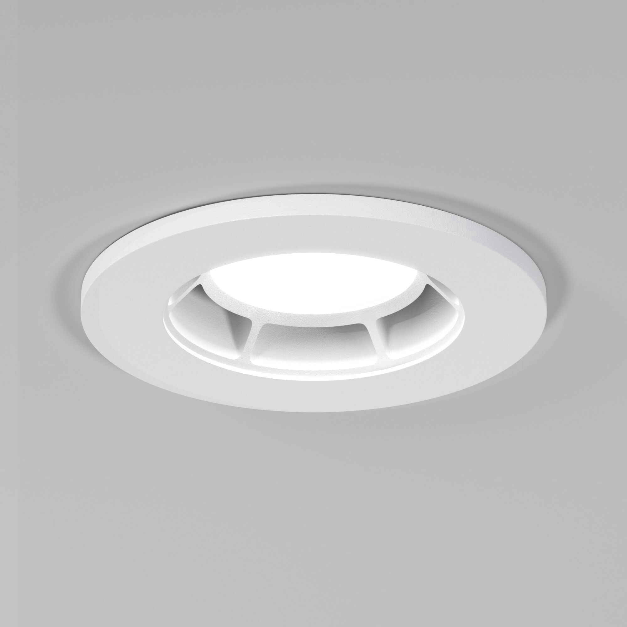 Точечный встраиваемый светильник Elektrostandard ASIMO 25009/01 4690389199059, цвет белый a064264 - фото 1