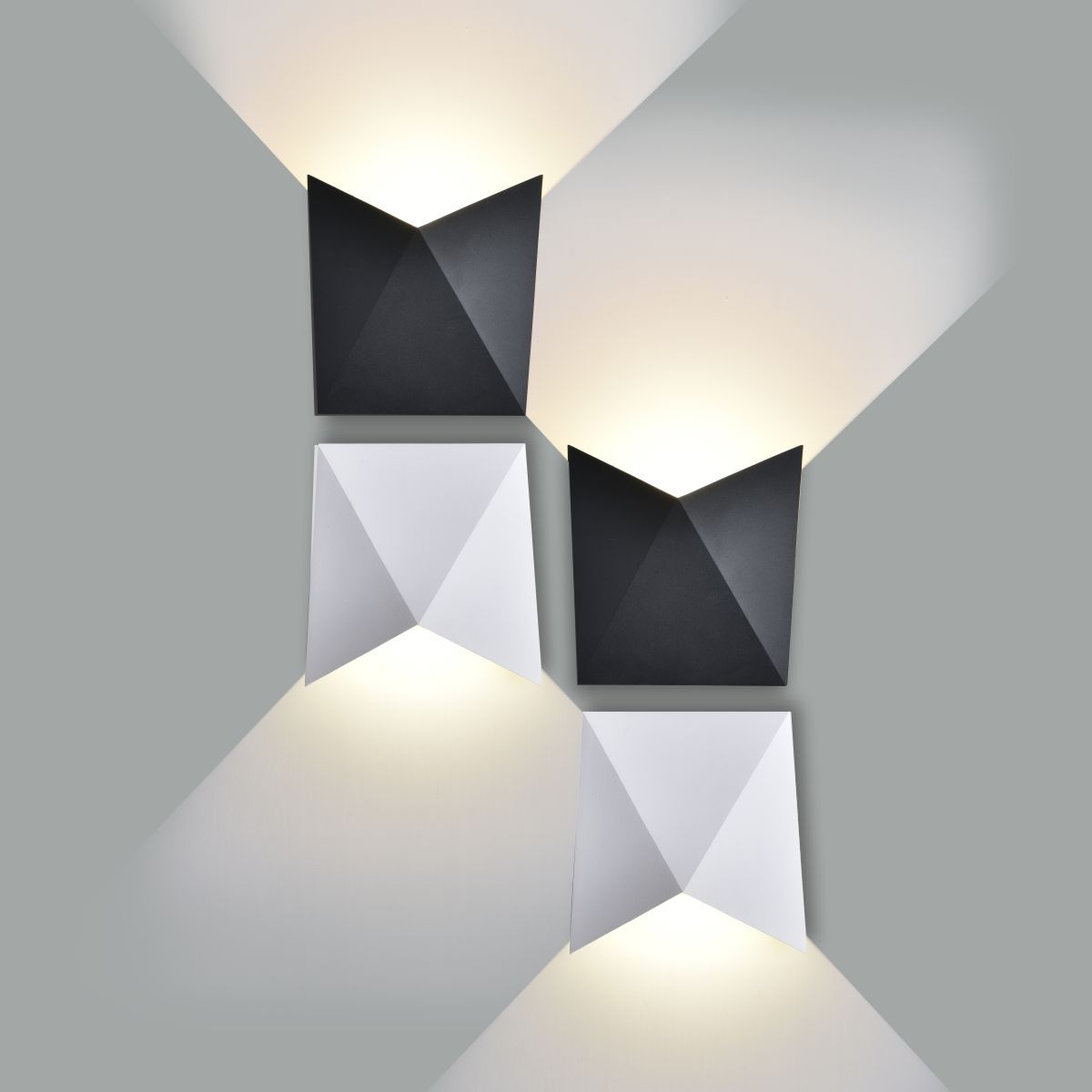 Фасадный светильник Elektrostandard BATTERFLY 1517 TECHNO 4690389108891, цвет серый a038826 - фото 3