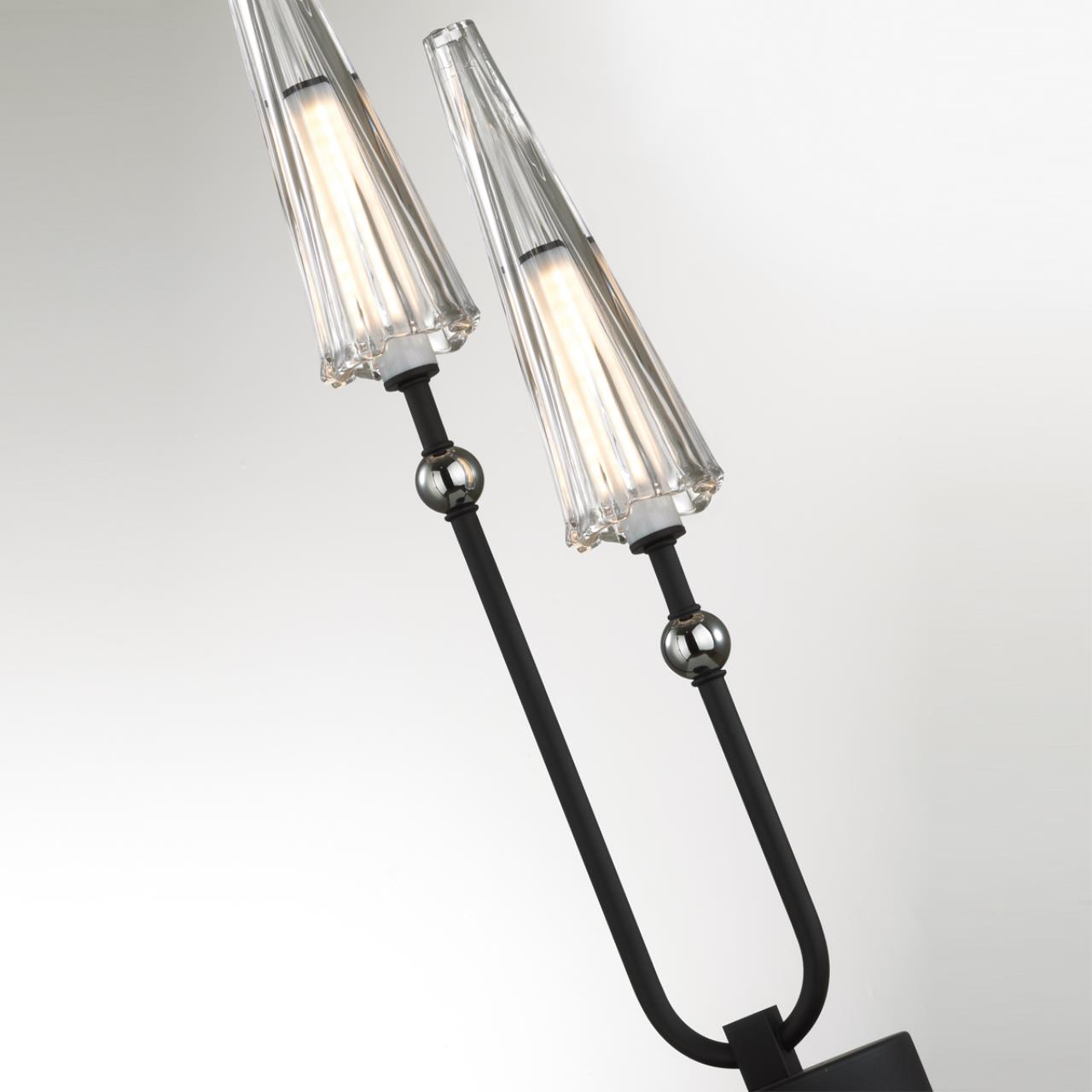Декоративная настольная лампа Odeon Light FUNGO 5429/10TL, цвет прозрачный;хром 5429/10TL - фото 4