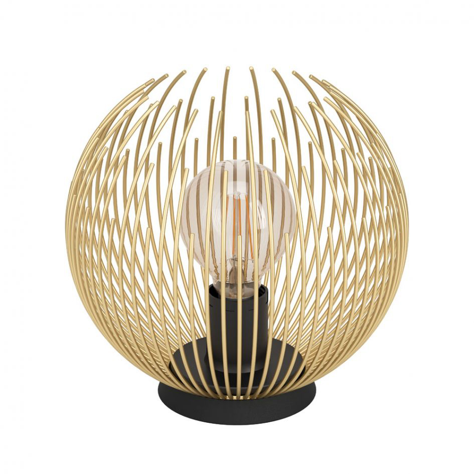 Декоративная настольная лампа Eglo VENEZUELA 900168, цвет золотистый;чёрный - фото 1