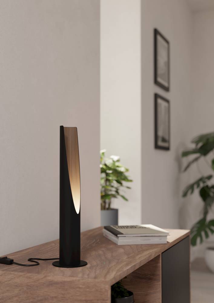 Декоративная настольная лампа Eglo BARBOTTO 900876, цвет коричневый;чёрный - фото 3