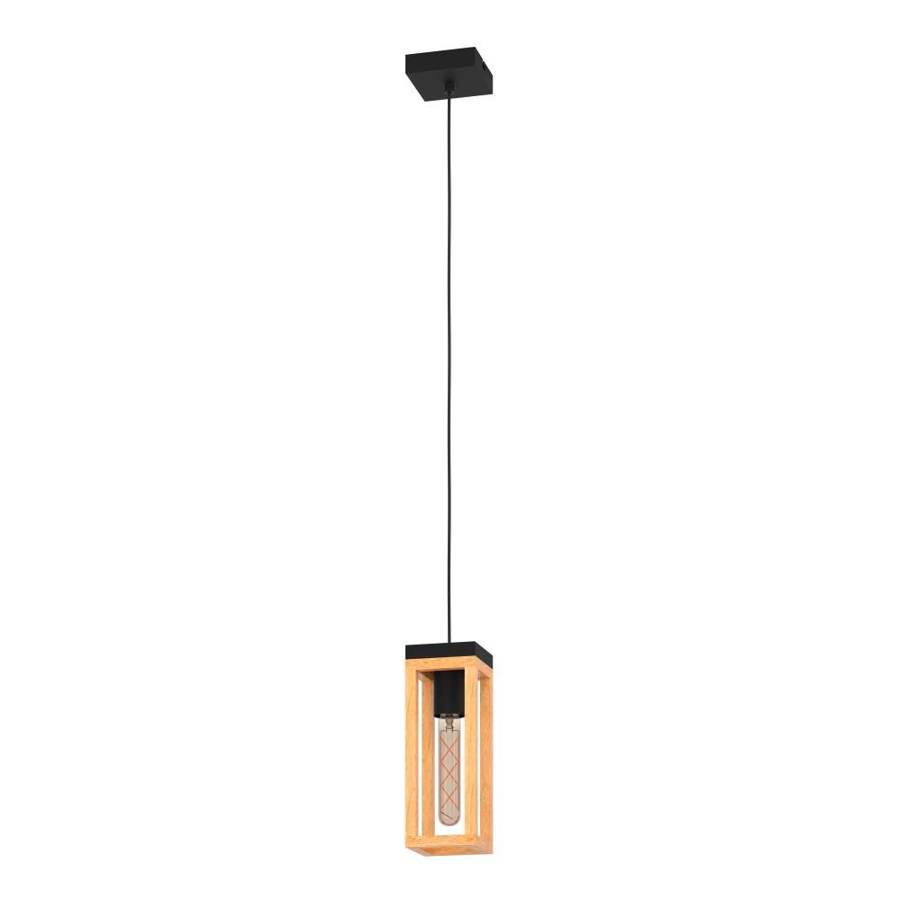 Подвесной светильник Eglo NAFFERTON 43743, цвет коричневый;чёрный - фото 1