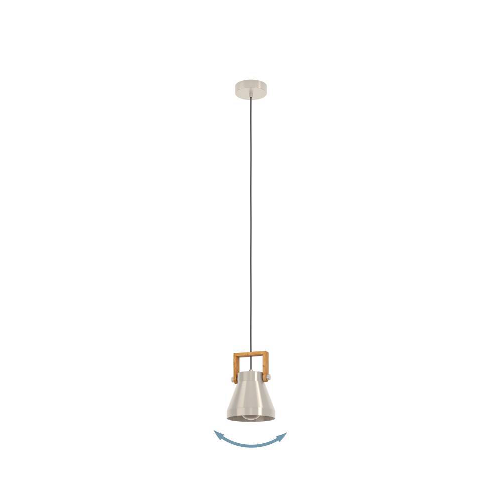 Подвесной светильник Eglo CAWTON 43951, цвет коричневый;серый - фото 2
