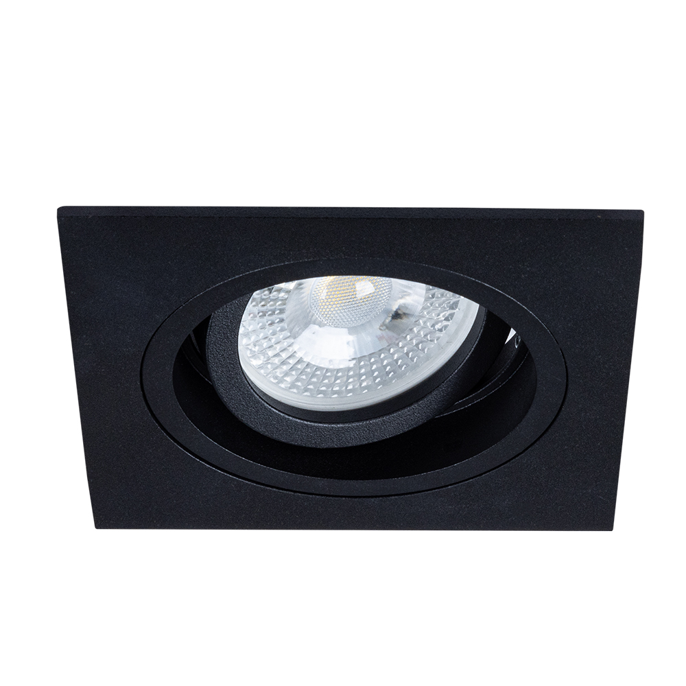 Точечный встраиваемый светильник Arte Lamp TARF A2178PL-1BK, цвет чёрный - фото 3