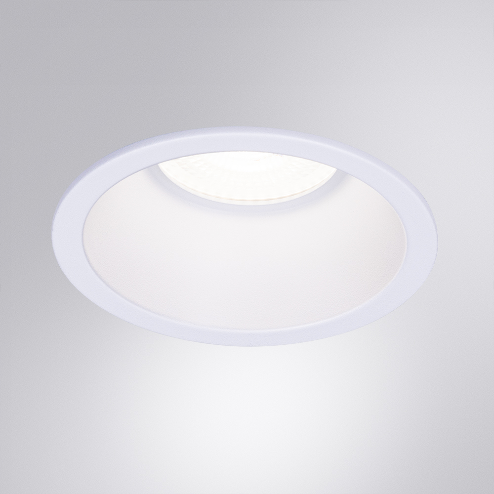 Точечный встраиваемый светильник Arte Lamp DASH A2864PL-1WH, цвет белый - фото 2