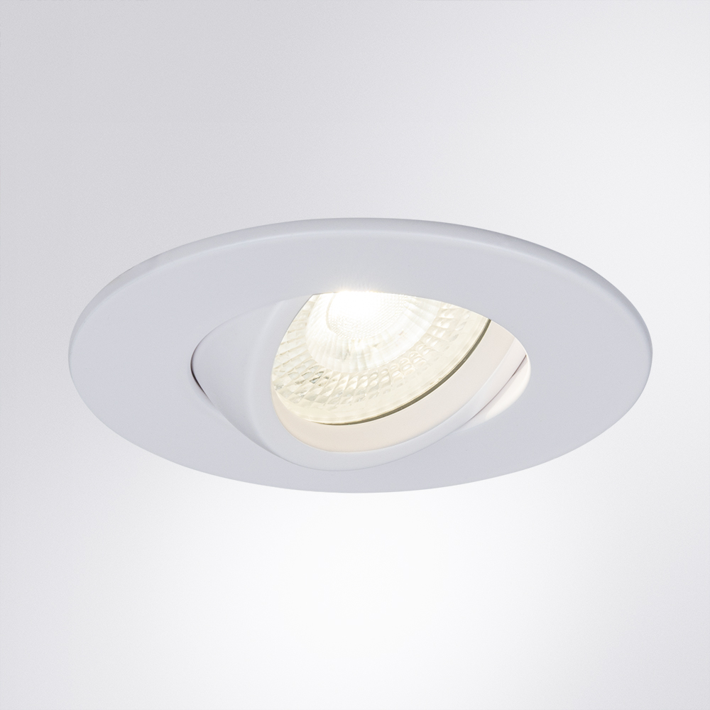 Точечный встраиваемый светильник Arte Lamp GIRO A2867PL-1WH, цвет белый - фото 2