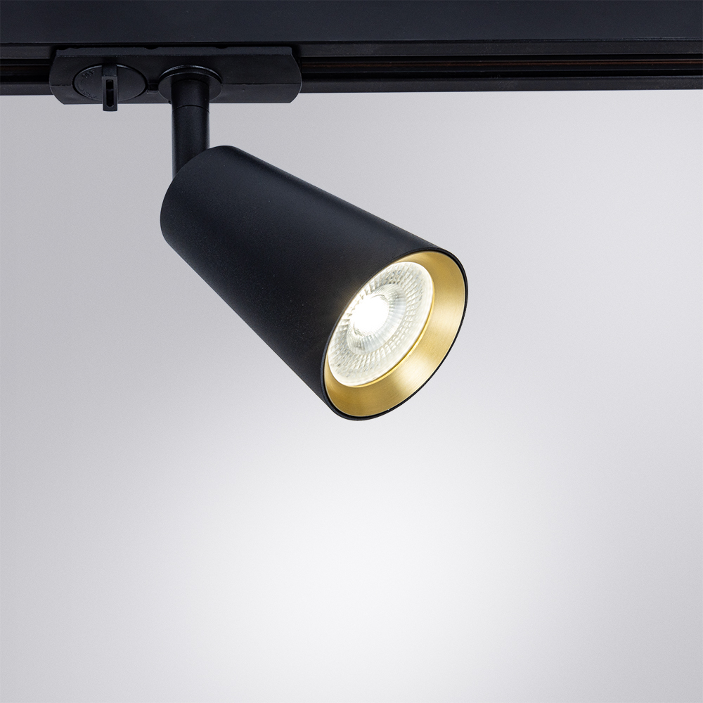 Трековый светильник Arte Lamp CINTURA A2355PL-1BK, цвет чёрный - фото 2