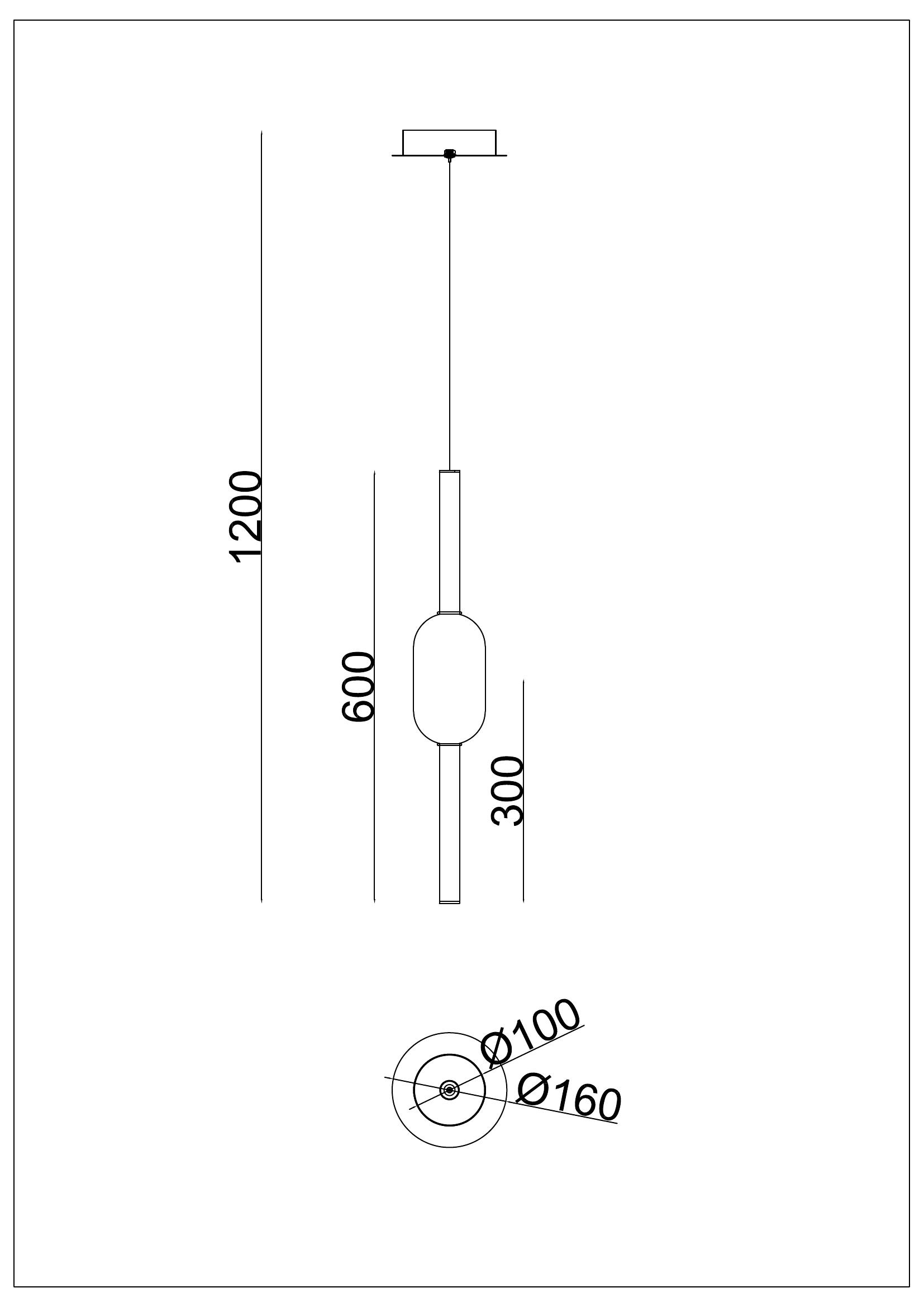 Подвесной светильник Arte lamp RIGLA A6837SP-12CL, цвет чёрный - фото 2