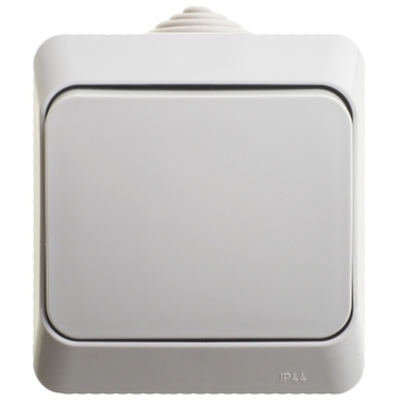 Выключатель кнопочный Systeme Electric ETUDE KA10-041C, цвет серый - фото 1