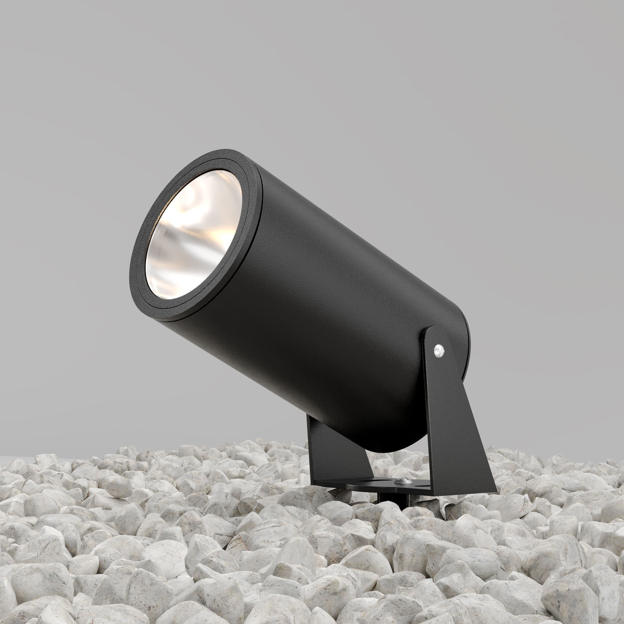Грунтовый светильник Maytoni BERN O050FL-L30GF3K, цвет чёрный - фото 3