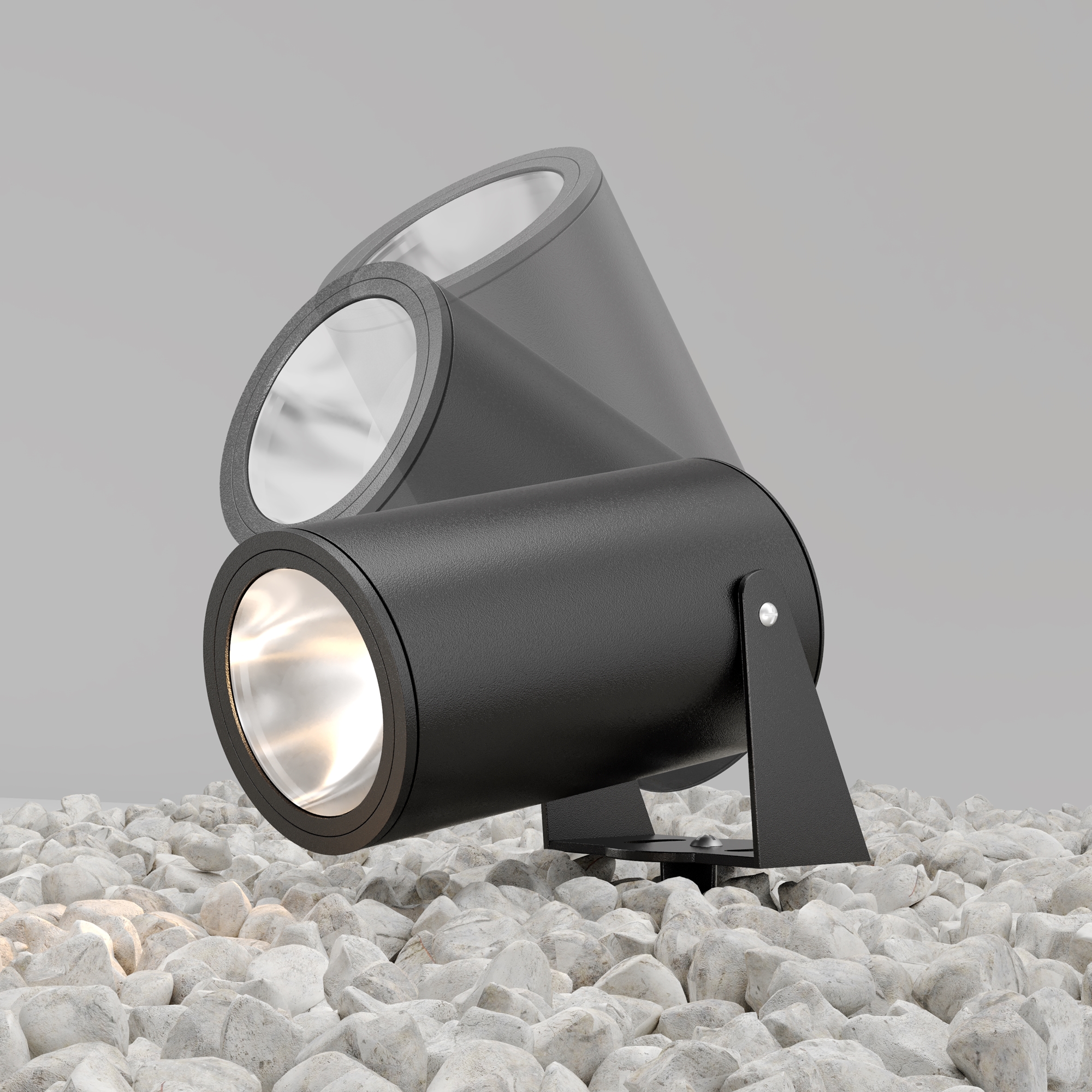 Грунтовый светильник Maytoni BERN O050FL-L30GF3K, цвет чёрный - фото 5