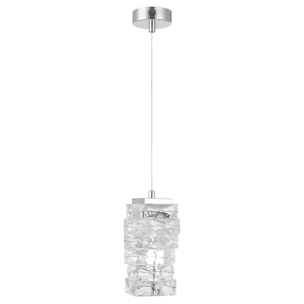 Подвесной светильник Crystal Lux ROLANDO SP1.2 CHRONE, цвет прозрачный - фото 2