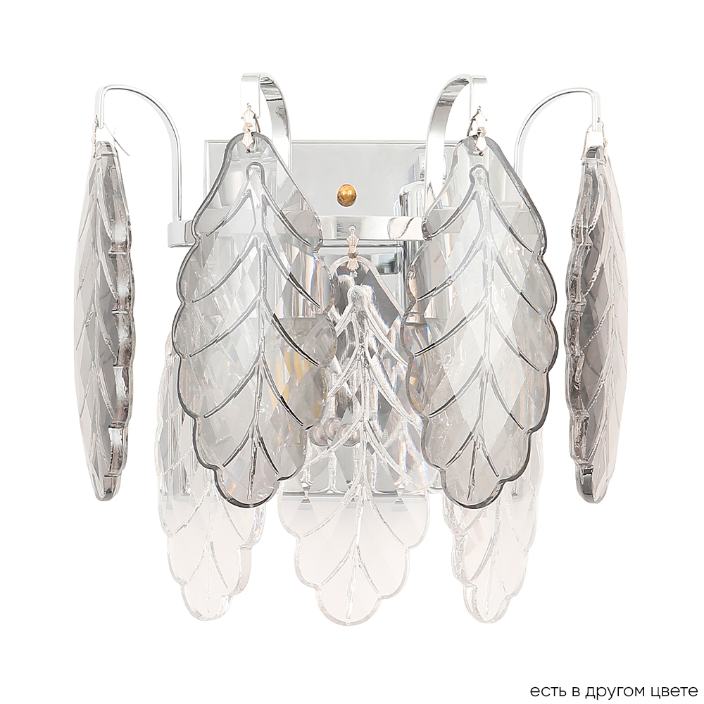 Настенный светильник Crystal Lux TREVI AP2 CHROME, цвет прозрачный;серый - фото 1
