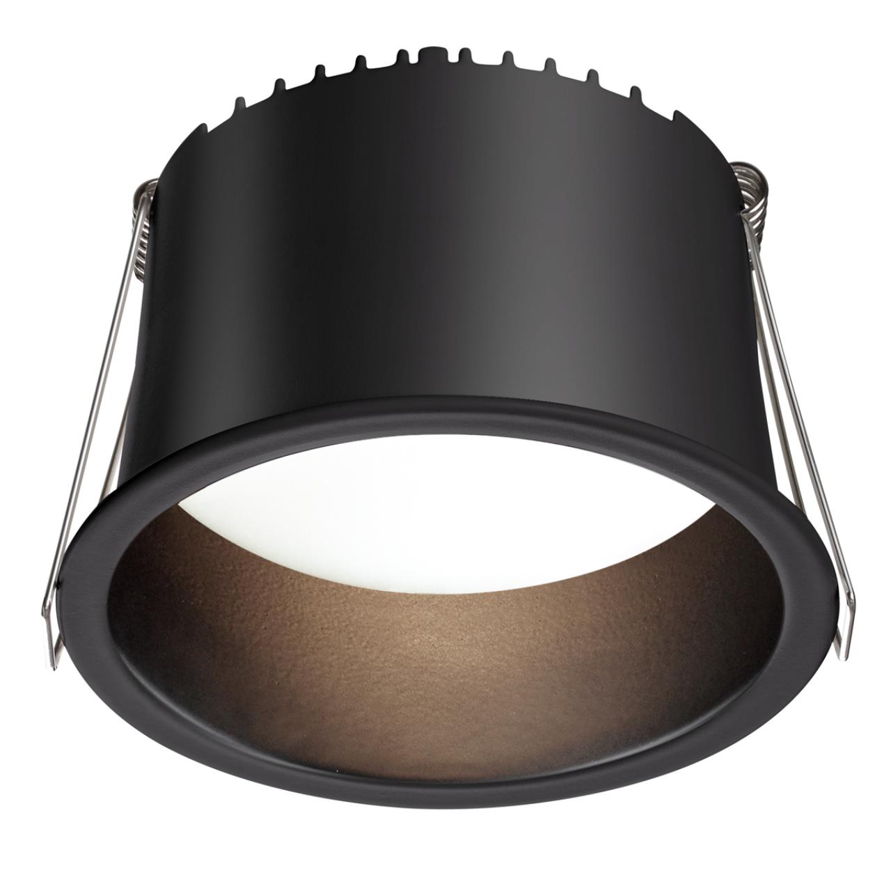 Точечный встраиваемый светильник Novotech TRAN 359237, цвет чёрный;матовый - фото 2