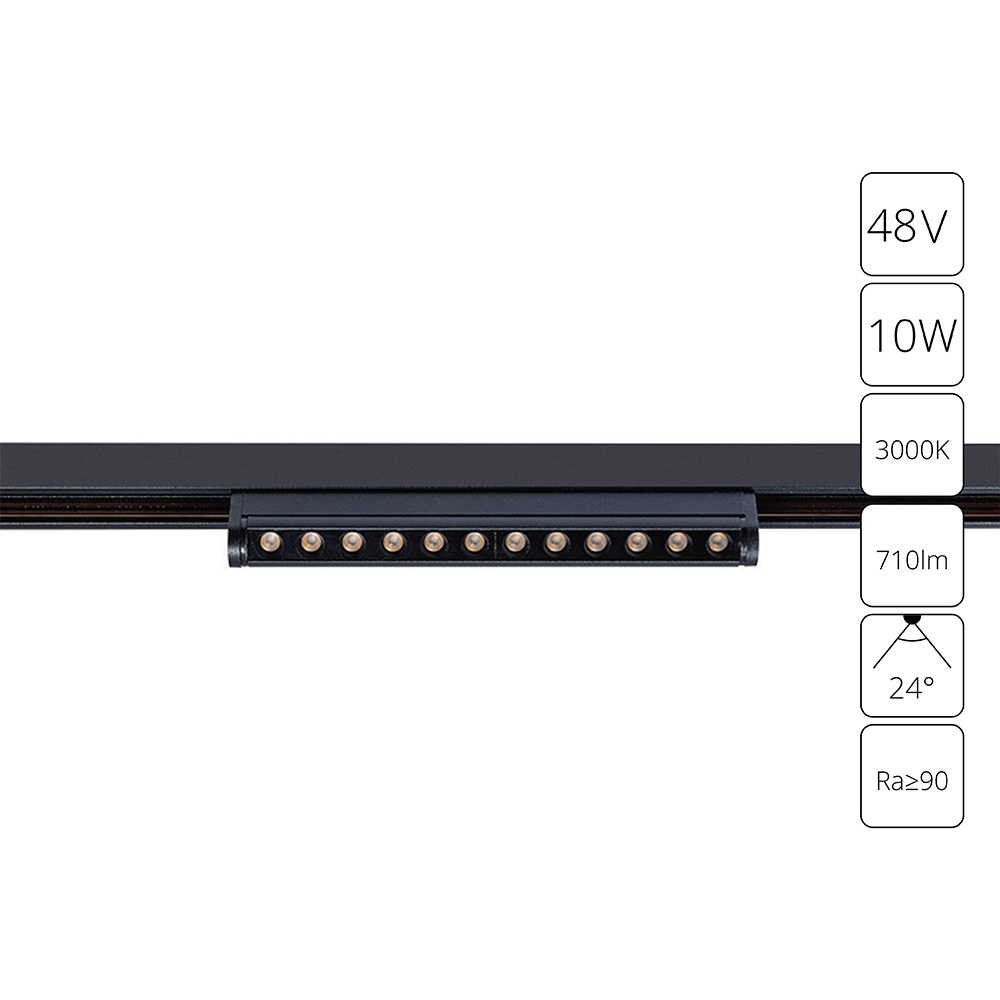 Светильник для магнитной трековой системы A7288PL-1BK