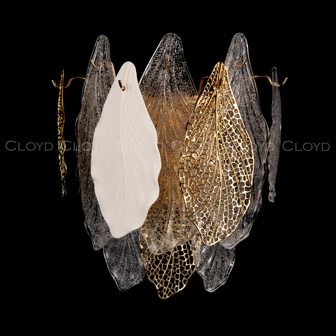 Настенный светильник Cloyd SENEGAL 20110, цвет золотистый - фото 3
