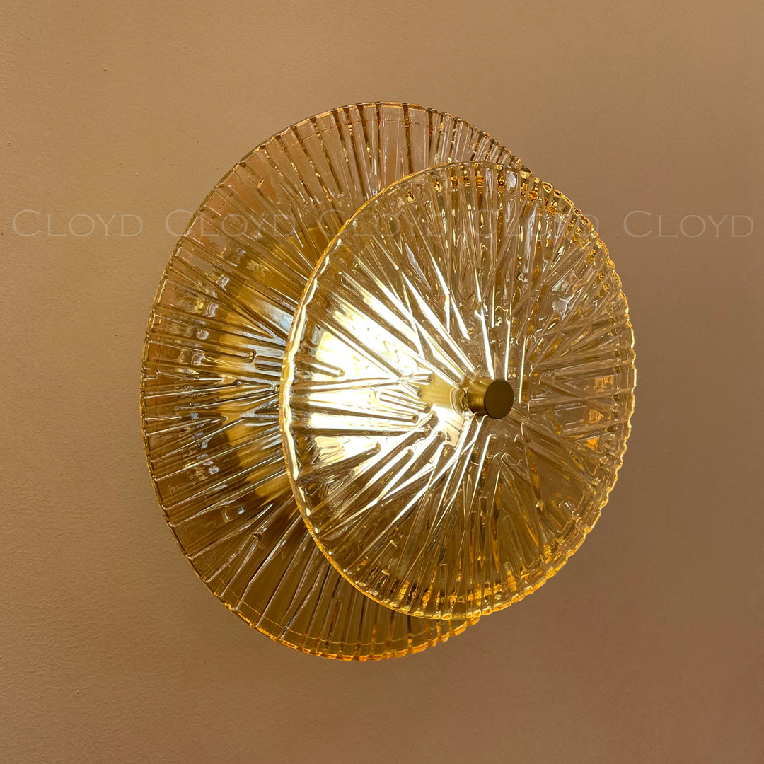 Настенный светильник Cloyd HELION 20307, цвет латунь - фото 3