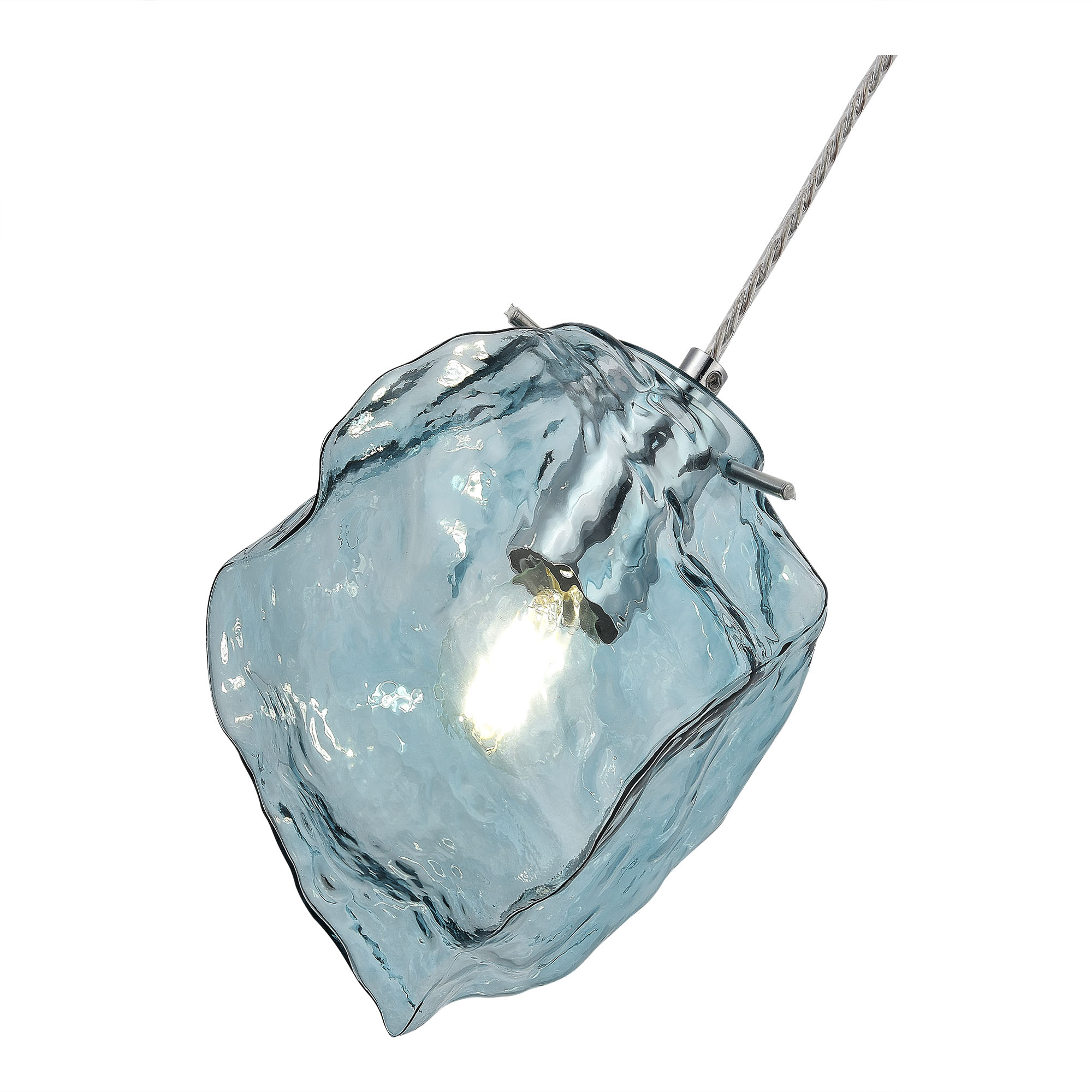 Подвесной светильник ST Luce PORTICI SL1175.113.01, цвет голубой - фото 3