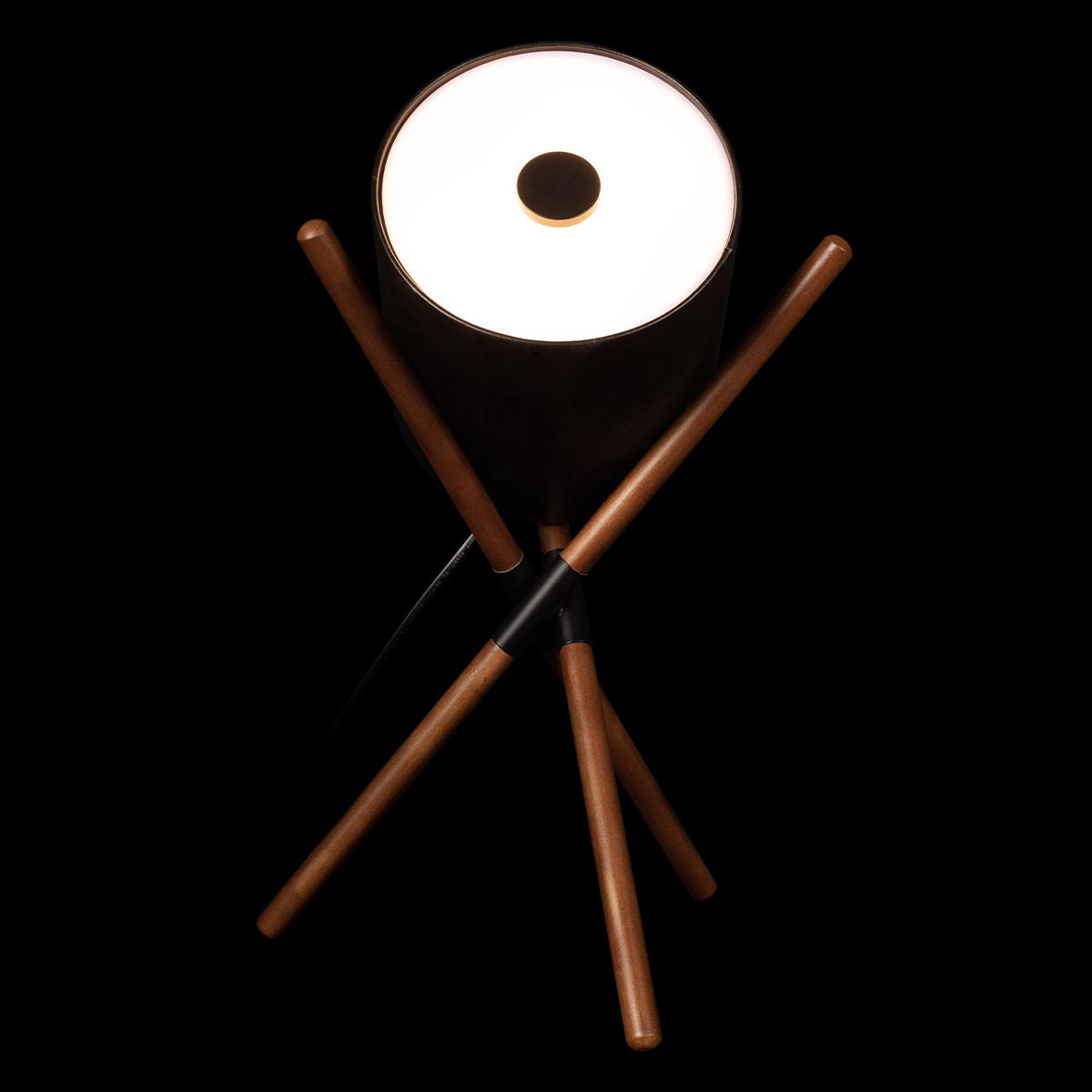 Декоративная настольная лампа Loft It BOBBIN 10245T Black, цвет коричневый;чёрный - фото 2