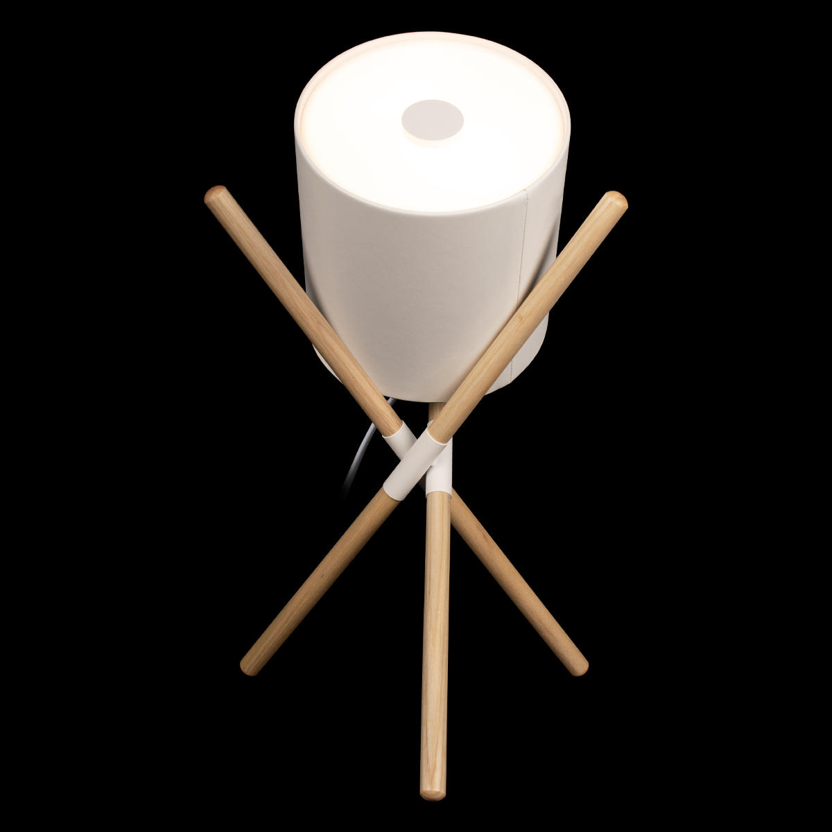 Декоративная настольная лампа Loft It BOBBIN 10245T White, цвет белый;коричневый - фото 4