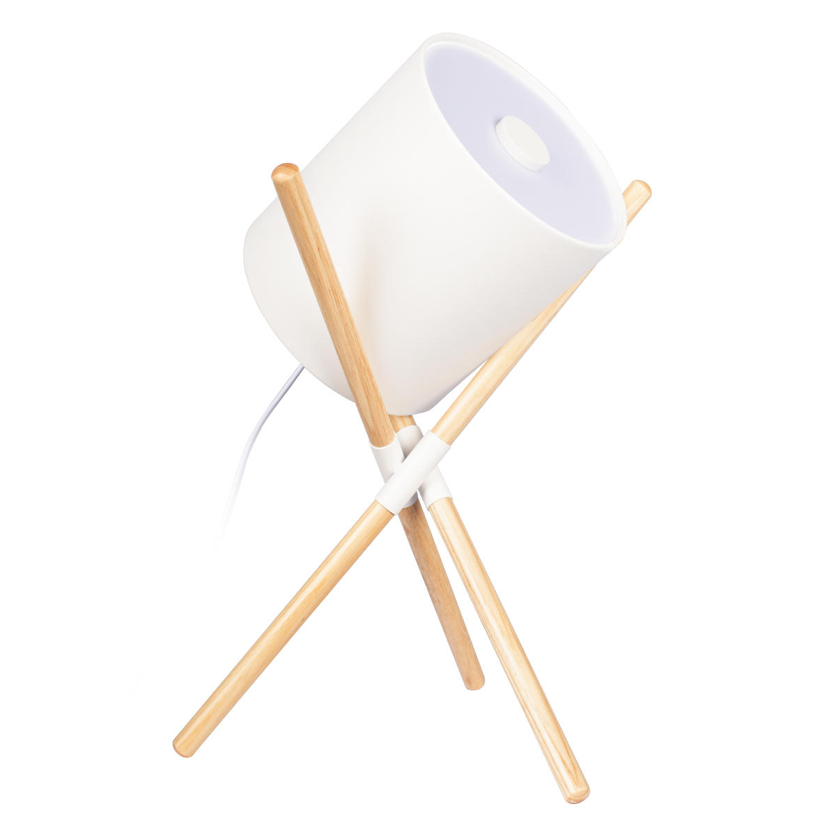 Декоративная настольная лампа Loft It BOBBIN 10245T White, цвет белый;коричневый - фото 1