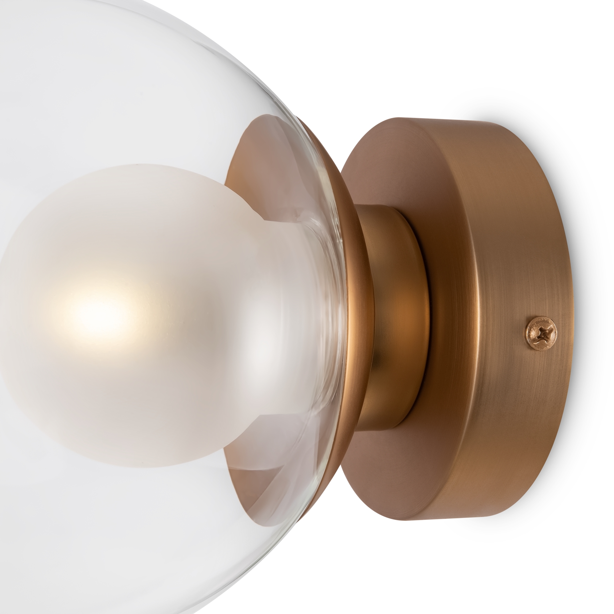 Настенный светильник Maytoni BASIC FORM MOD521WL-01G1, цвет белый;прозрачный - фото 2